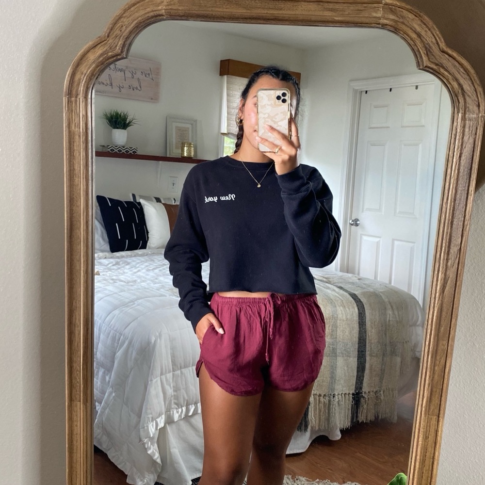 Maroon Brandy Melville Shorts